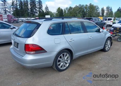2012 Volkswagen Jetta Sportwagen 2.0L Tdi z USA, uszkodzony, nr VIN 3VWPL7AJ6CM687909